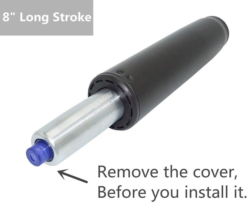 DOZYANT 8" Long Stroke Office Chair Gas Lift Cylinder Replacement,Hydraulic Pneumatic Shock Piston Heavy Duty (450 lbs) for Tall Person Universal Size Fits Most Executive Chairs, Highest End Class 4 - Image 3